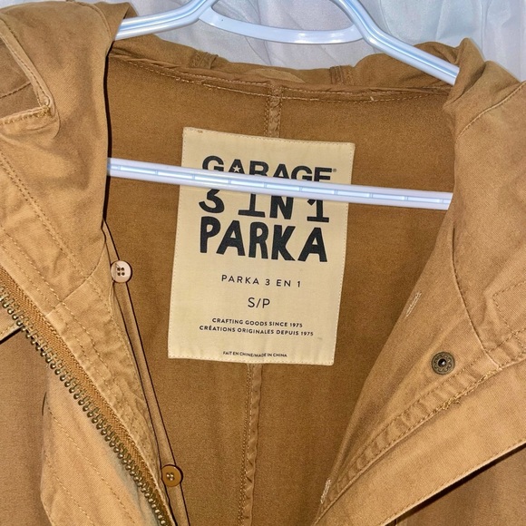 Garage Tan coloured 3-in-1 parka - Picture 3 of 3